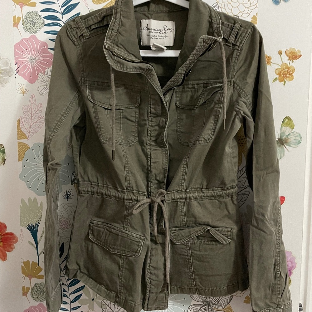 American Rag Olive utility jacket size x-small